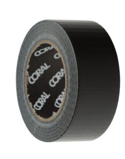 Coral 71370 Endurance Duct Tape Black High Strength Handy Mini roll Pocket Gaffer Cloth Tape 1 inch 10M roll