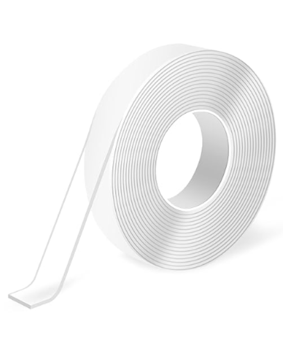 EZlifego Double Sided Tape Heavy Duty, Extra Large Strong Nano Mounting Tape Sticky Pads(3.0m * 3.0cm), Multipurpose Removable Clear adhesive Picture Hanging Strips, Easy to Use