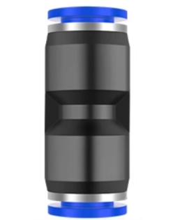 PU plastic straight through quick connector 6mm