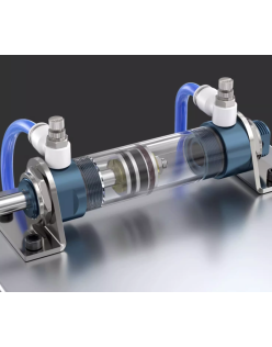 Aluminum Alloy Mini Pneumatic Cylinder (MAL16–40, Stroke 50–100 mm