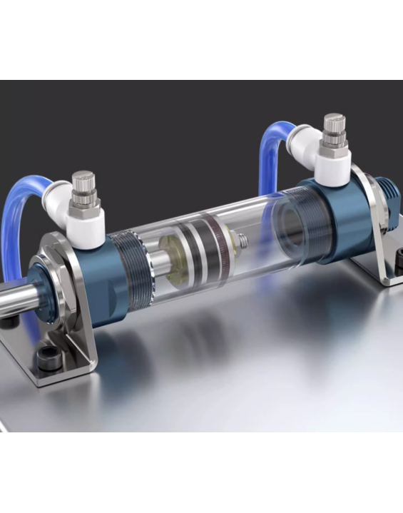 Aluminum Alloy Mini Pneumatic Cylinder (MAL16–40, Stroke 50–100 mm