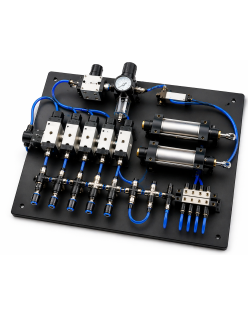Assembled PneuCore System for pneumatic control and automation kit
