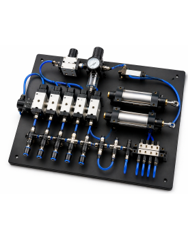 Assembled PneuCore System for pneumatic control and automation kit