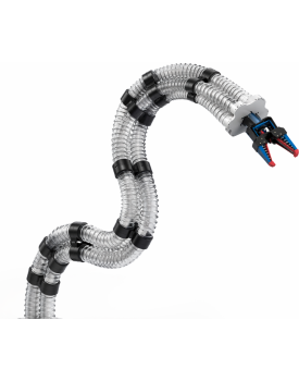 PNEUBYTES Three-way soft joint: 3 section